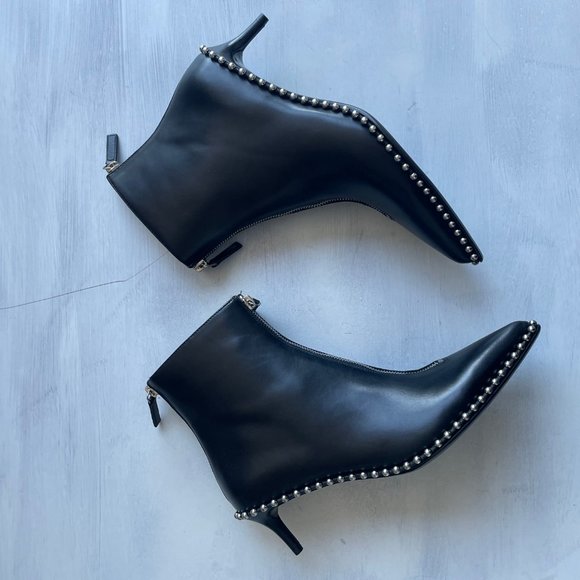 ❌SOLD❌Alexander Wang Eri Low Booties Black Zipper - Picture 5 of 11